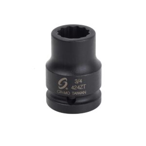 Dado de impacto SUNEX de 3/4" x 3/4" de 12 puntas