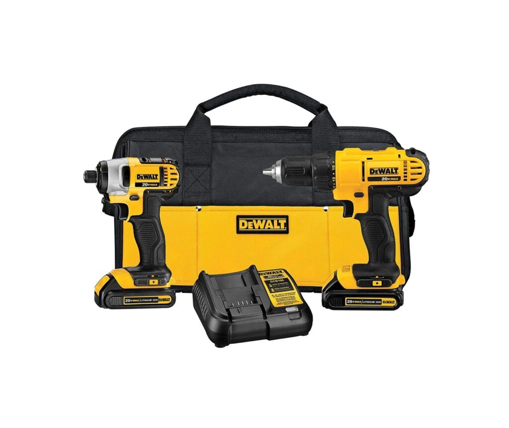 Kit DEWALT DCK240C2 Taladro, Atornillador, Batería, Cargador