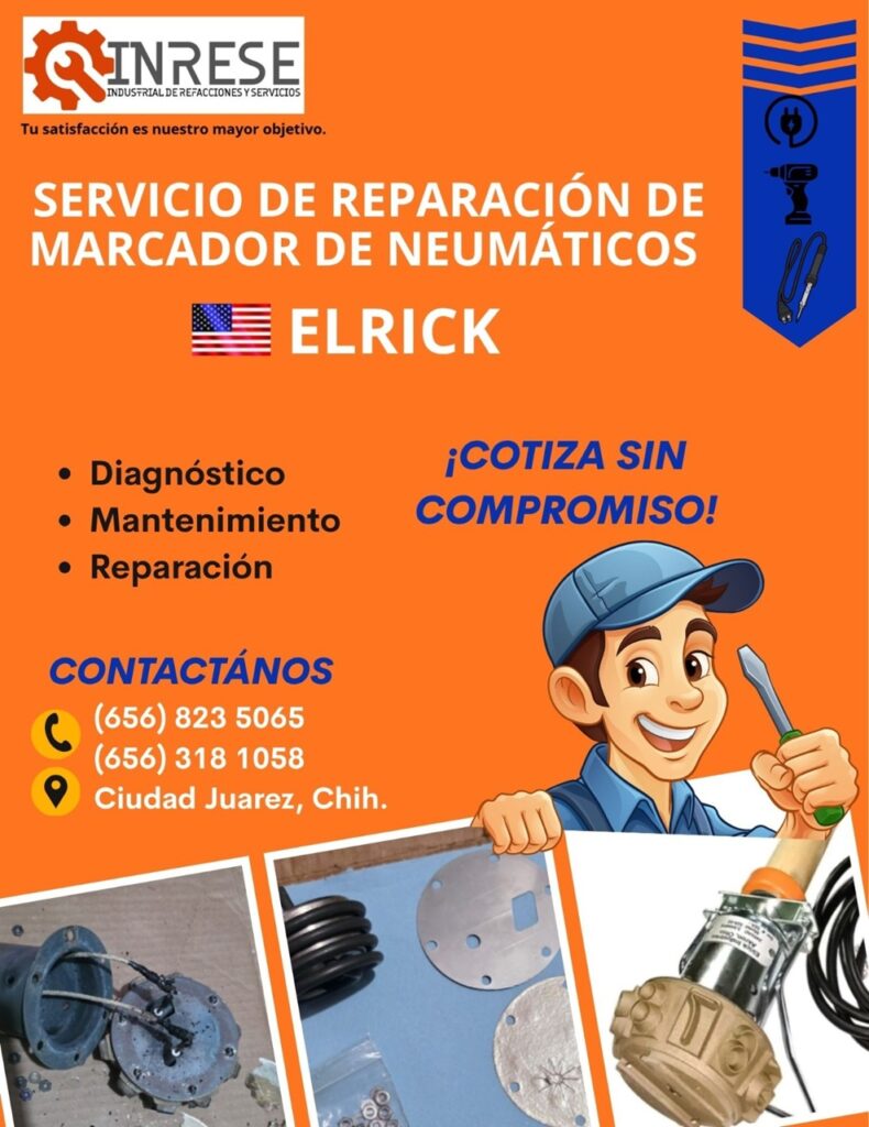 Reparación de marcador de llantas ELRICK
