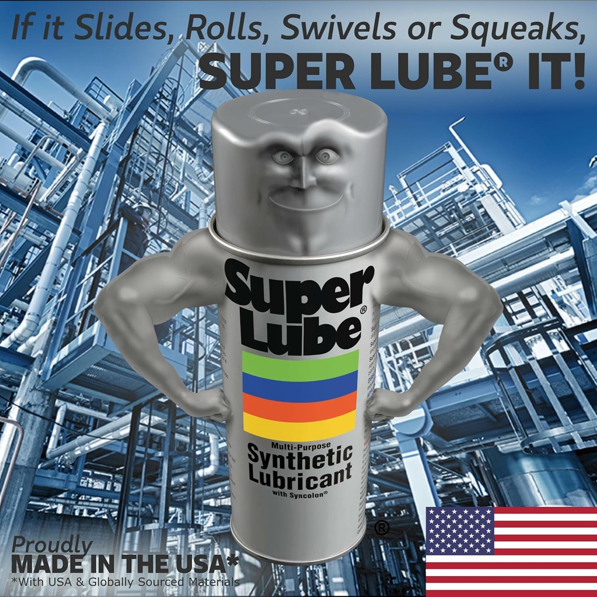 Lubricante en aerosol Super Lube de 11 oz con película de secado rápido y Syncolon. 11016 - Imagen 4