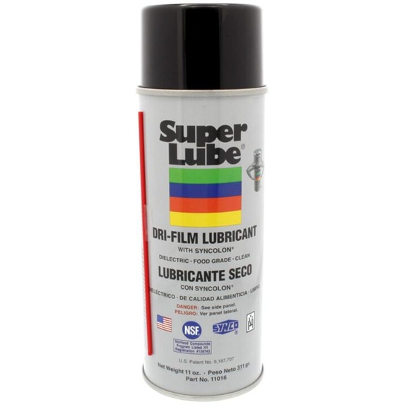 Lubricante en aerosol Super Lube de 11 oz con película de secado rápido y Syncolon. 11016