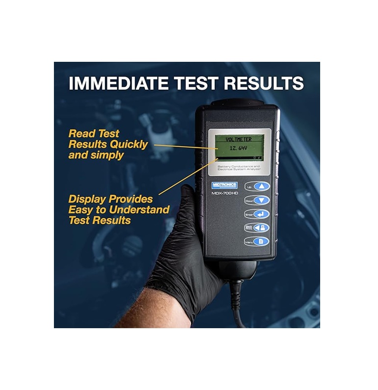 Analizador de baterías y sistemas eléctricos de alta resistencia MDX-700PHD - Imagen 2