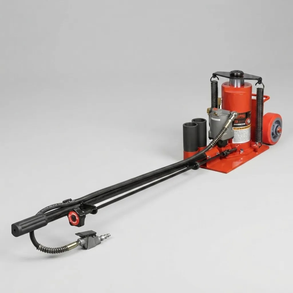 Gato hidráulico neumático Norco 72080A para 20 ton. - Imagen 2