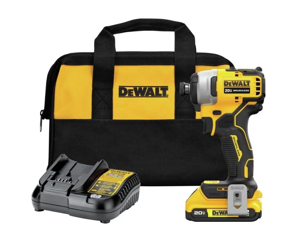 DEWALT DCF809D1 ATOMIC 20V MAX, sin escobillas, inalámbrico, compacto, de impacto de 1/4"
