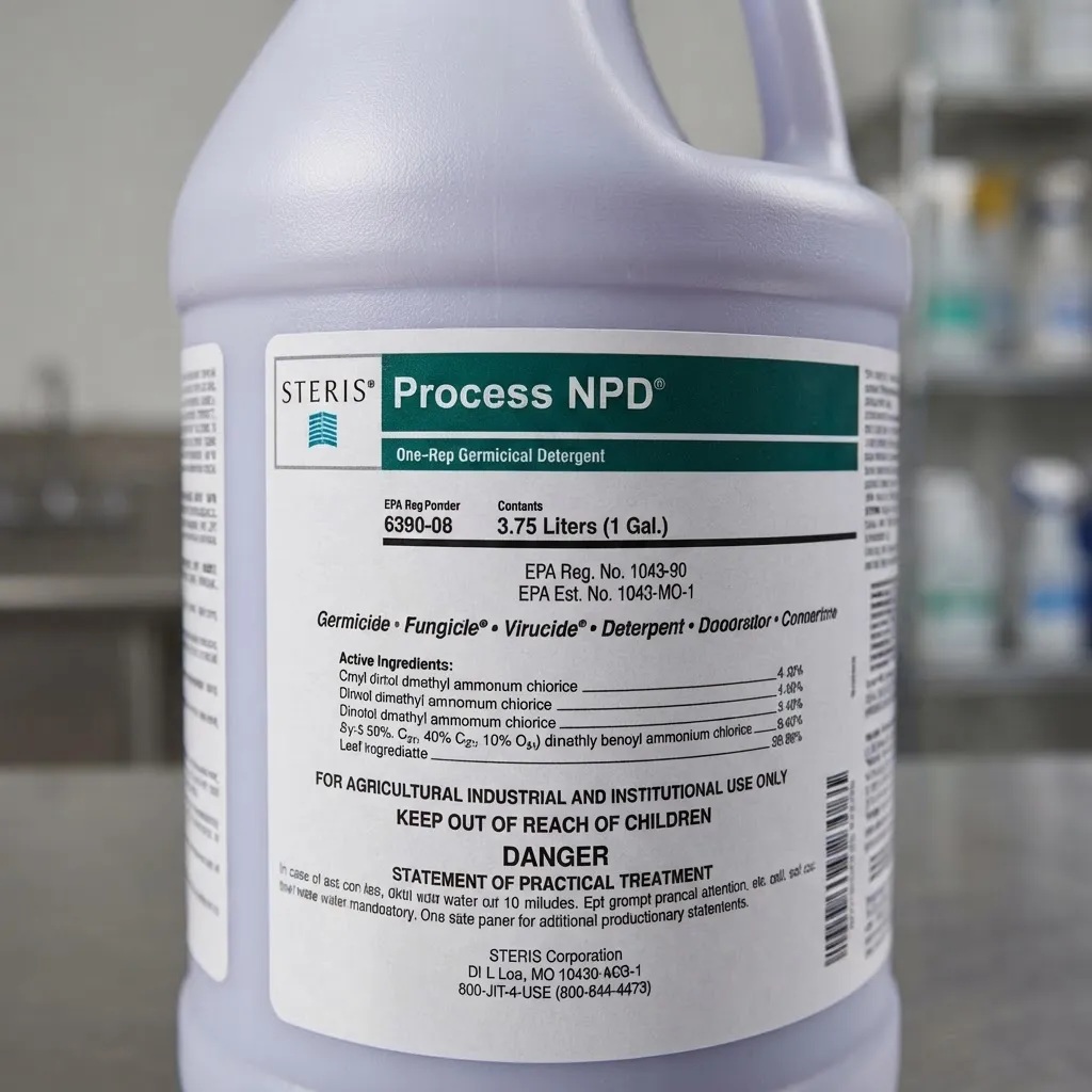 Desinfectante de un solo paso Process NPD, caja con 4 galones STERIS 6390-08 - Imagen 3
